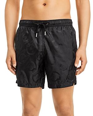 Moncler Logo Jacquard Swim Shorts