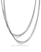 David Yurman Four-row Chain Necklace With Pearls