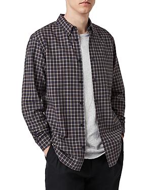 Allsaints Slim Fit Deming Check Shirt