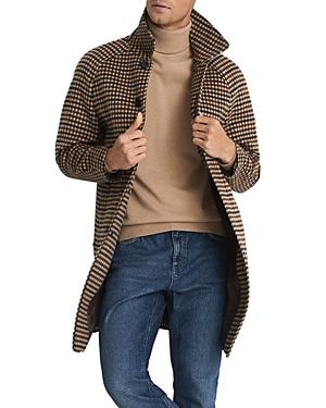 Reiss Tuscany Check Overcoat