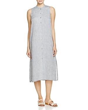 Eileen Fisher Crosshatch Midi Shirt Dress