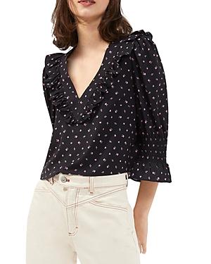 French Connection Dylan Ditsy Floral Blouse