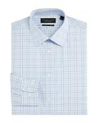The Men's Store At Bloomingdale's Cotton Stretch Check Regular Fit Dress Shirt - 100% Exclusive