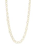 14k Yellow Gold Square-link Necklace, 24