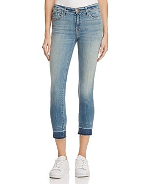 J Brand Mid Rise Crop Skinny Jeans In Corrupted