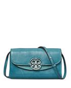 Tory Burch Miller Mini Glazed Wallet On Chain
