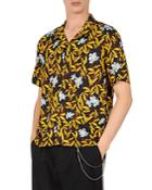The Kooples Cosmos Slim Fit Hawaiian Shirt