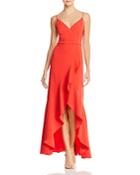 Laundry By Shelli Segal Ruffled High/low Gown - 100% Exclusive