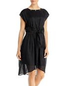 Michael Michael Kors Grommeted Tie Waist Dress