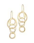 Bloomingdale's Cascading Hammered Ring Drop Earrings In 14k Yellow Gold - 100% Exclusive