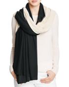 Donni Charm Colorblocked Diagonal Knit Scarf