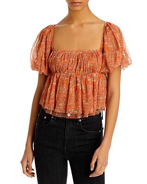 Free People Penelope Smocked Top