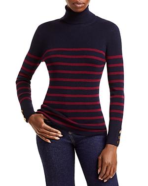 Vanessa Bruno Sophie Striped Turtleneck Sweater