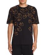 Mcq Alexander Mcqueen Embroidered Swallow Tee