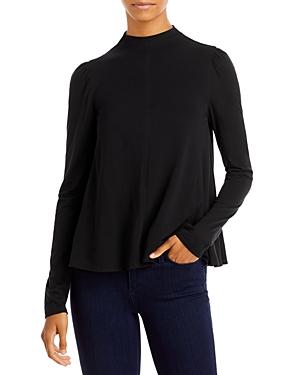Rebecca Taylor Mock Neck Trapeze Top