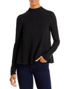 Rebecca Taylor Mock Neck Trapeze Top