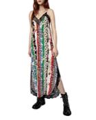 Zadig & Voltaire Ristyl Cdc Silk Mixed Print Dress