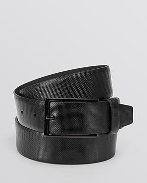 Hugo Carmello-s Embossed Leather Belt