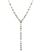 Bloomingdale's Emerald & Diamond Lariat Necklace In 14k Yellow Gold, 18 - 100% Exclusive