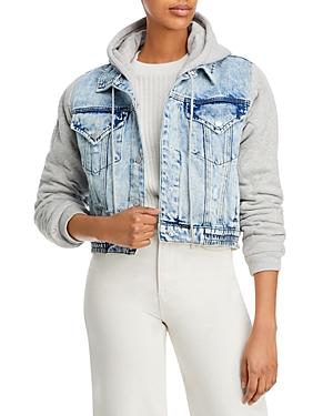 Blanknyc Piece Of Me Denim Hoodie Jacket