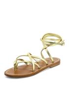K.jacques Women's Zenobie Strappy Flat Sandals