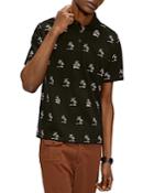 Ted Baker Palm Embroidery Regular Fit Polo