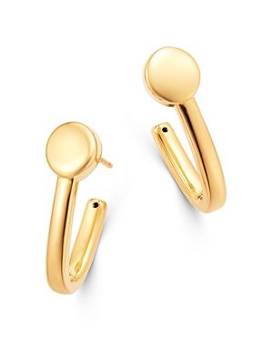 Bloomingdale's J Hoop Earrings In 14k Yellow Gold - 100% Exclusive