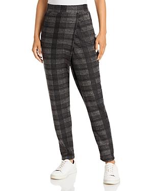 Sol Angeles Plaid Overlay Jogger Pants