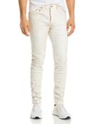 Purple Brand White Neon Stitch Skinny Jeans