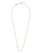Baublebar Disney Cubic Zirconia Accent Asymmetrical Strand Necklace In 18k Gold Plated Sterling Silver, 17-20