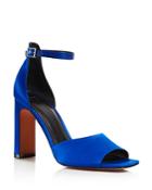 Marc Fisher Ltd. Women's Harlin Satin High Heel Ankle Strap Sandals