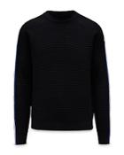 Moncler Waffle Knit Crew Sweater