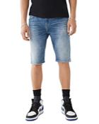 True Religion Rocco Renegade 11 Jean Shorts In Medium Wash