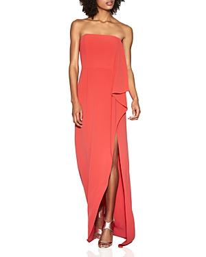 Halston Heritage Strapless Crepe Gown - 100% Exclusive