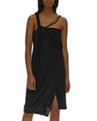 Helmut Lang Scala Asymmetric Twist Strap Dress