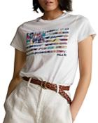 Polo Ralph Lauren Madras Patchwork Flag Tee