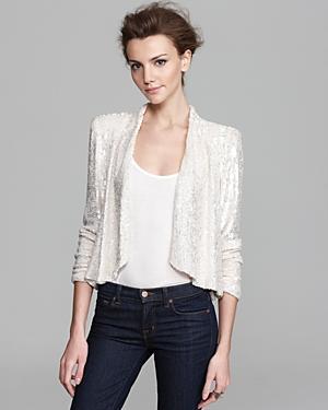 Alice + Olivia Blazer- Wheeler Sequin Drape
