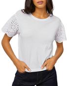 Rails Georgia Eyelet Sleeve Tee
