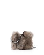 Michael Kors Collection Small Yasmeen Fur Clutch