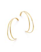 Bloomingdale's Half Moon Hoop Earrings In 14k Yellow Gold - 100% Exclusive