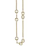 Gucci 18k Yellow Gold Horsebit Necklace, 35.4