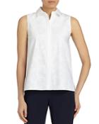 Lafayette 148 New York Jared Perforated Blouse