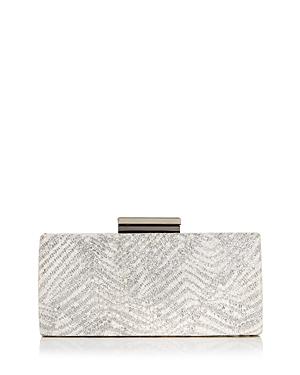 Sondra Roberts Glitter Wave Box Clutch