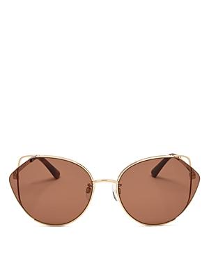 Mcq Alexander Mcqueen Unisex Cat Eye Sunglasses, 63mm