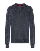 Hugo Ribbed Raglan Sleeve Sweater