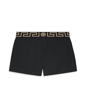 Versace Logo Boxer Swim Trunks