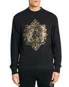 Versace Jeans Couture V-emblem Baroque Logo Sweatshirt