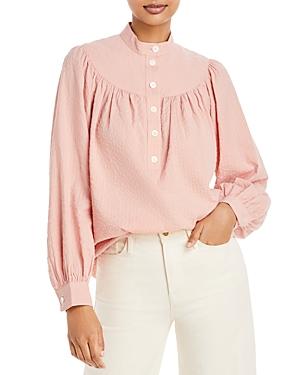 Vanessa Bruno Pamina Button Front Poet Blouse