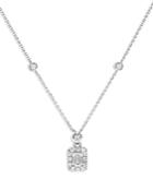 Bloomingdale's Mosaic Diamond Pendant Necklace In 14k White Gold, 0.55 Ct. T.w. - 100% Exclusive