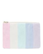 Stoney Clover Lane Terry Striped Flat Pouch